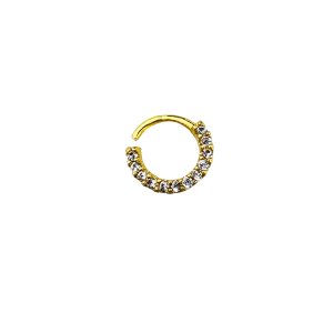 Altın Göksel Işıltı Halkası Pirsingi